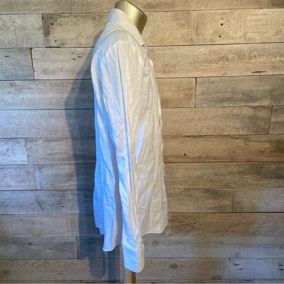🛍️3/$30 Le Chateau men’s white button up shirt in size 16.5-17 - Picture 4 of 8